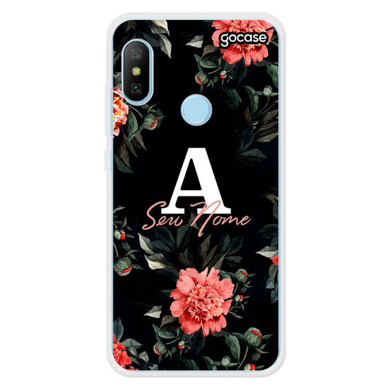 Capinha para celular Rosas Vermelhas Inicial Fancy