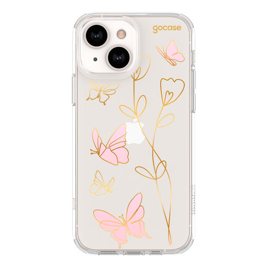 Capinha para celular  Rose Butterfly Line