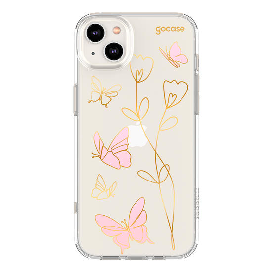 Capinha para celular  Rose Butterfly Line