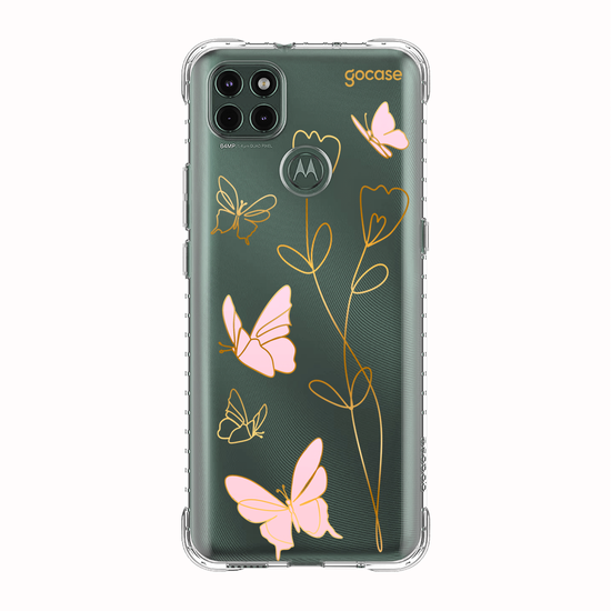 Capinha para celular  Rose Butterfly Line