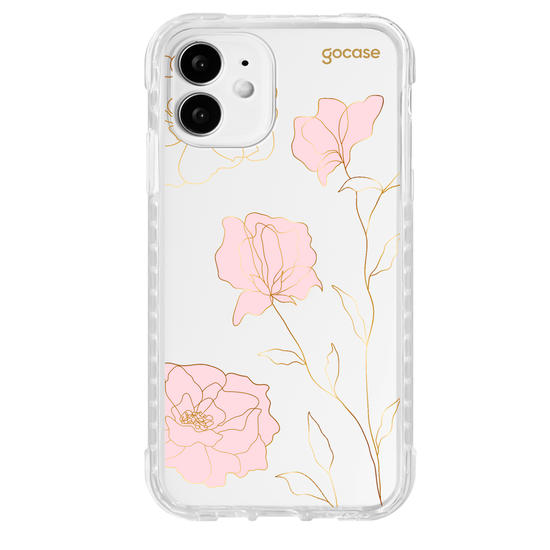 Capinha para celular  Rose Flower Line