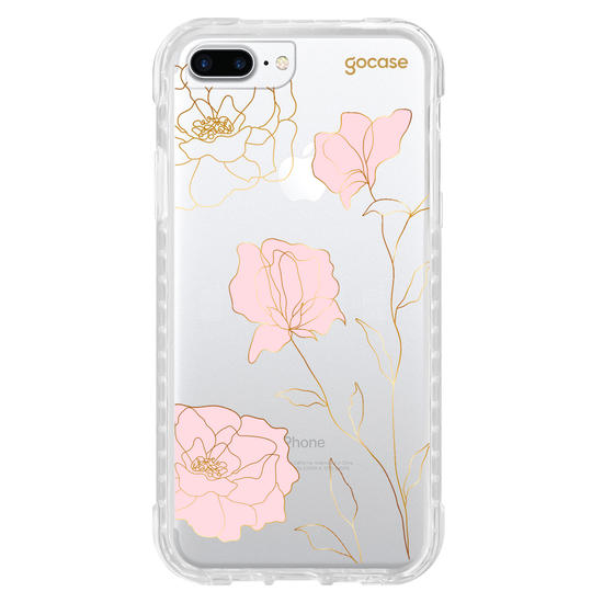 Capinha para celular  Rose Flower Line