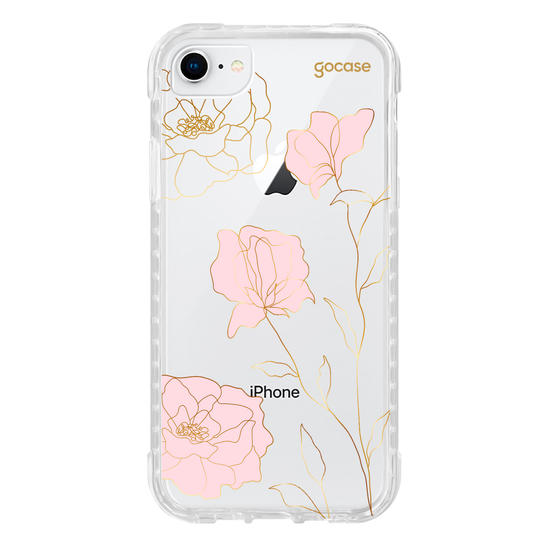 Capinha para celular  Rose Flower Line
