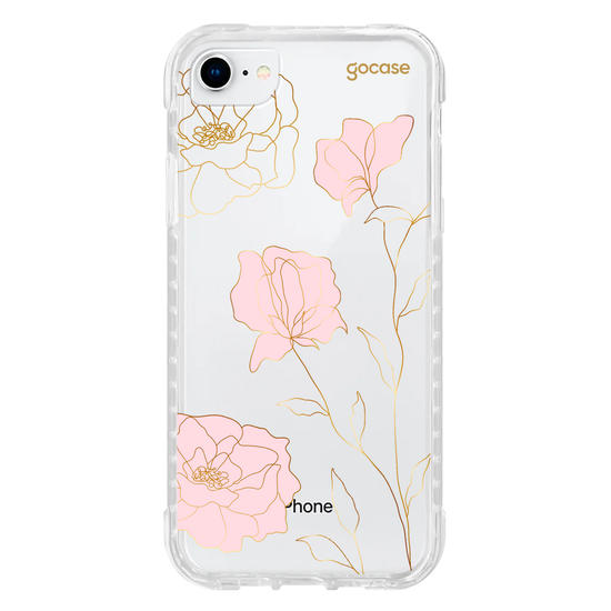 Capinha para celular  Rose Flower Line