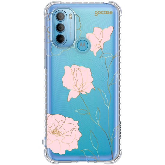 Capinha para celular  Rose Flower Line