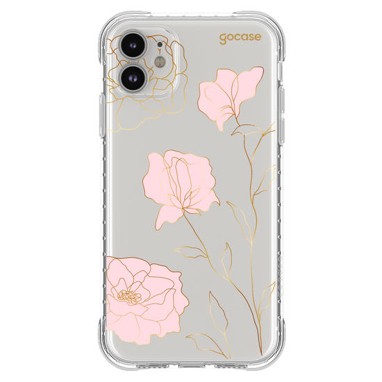 Capinha para celular  Rose Flower Line