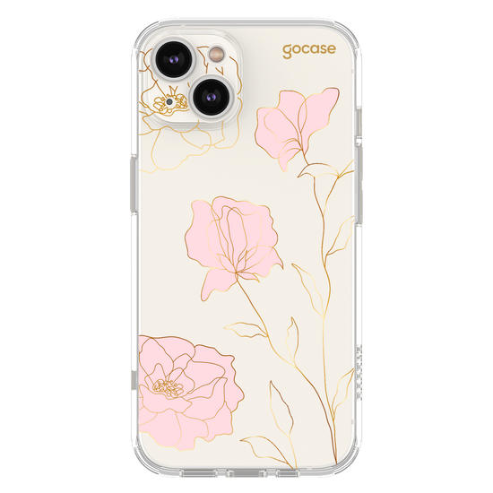 Capinha para celular  Rose Flower Line