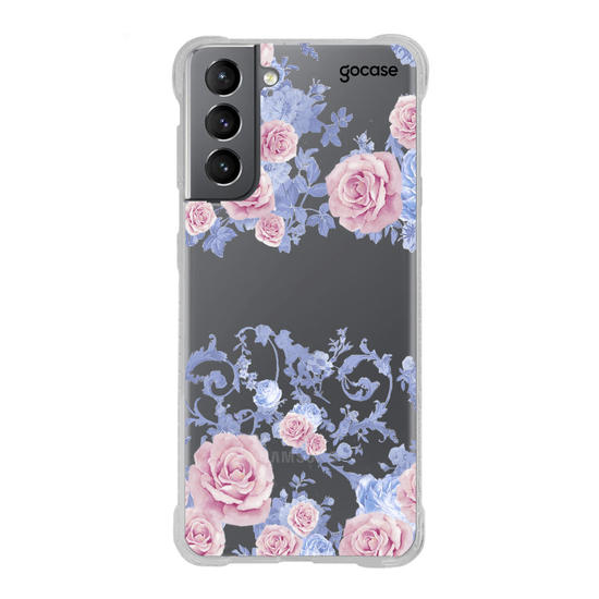Capinha para celular Rosé Garden Clean Manuscrita