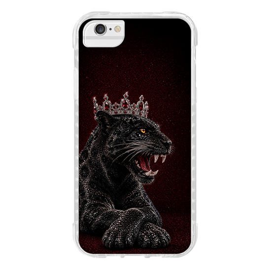 Capinha para celular  Royal Panther Efeito Cravejado