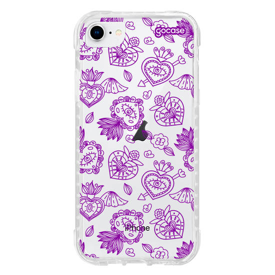 Capinha para celular  Sacred Mexican Hearts
