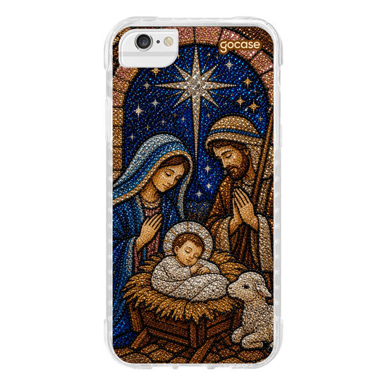 Capinha para celular  Sagrada Família Cravejada