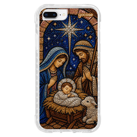 Capinha para celular  Sagrada Família Cravejada