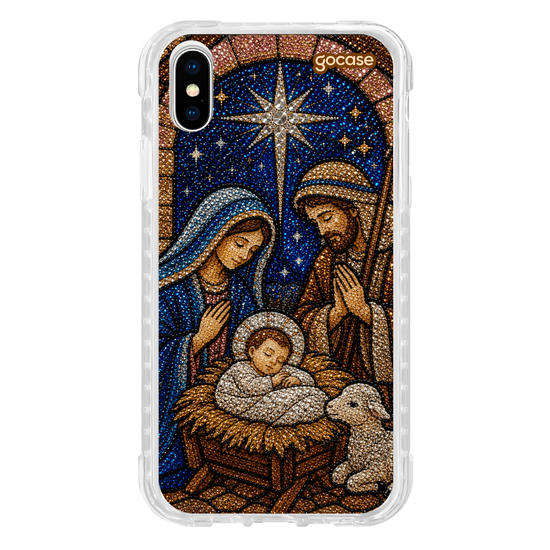 Capinha para celular  Sagrada Família Cravejada