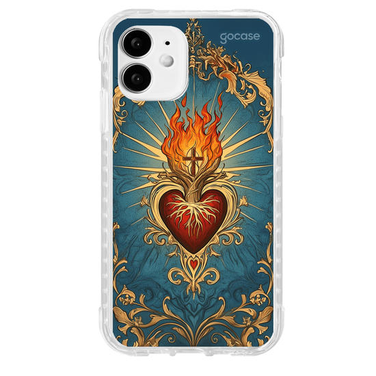 Capinha para celular  Sagrado Coração Pintura
