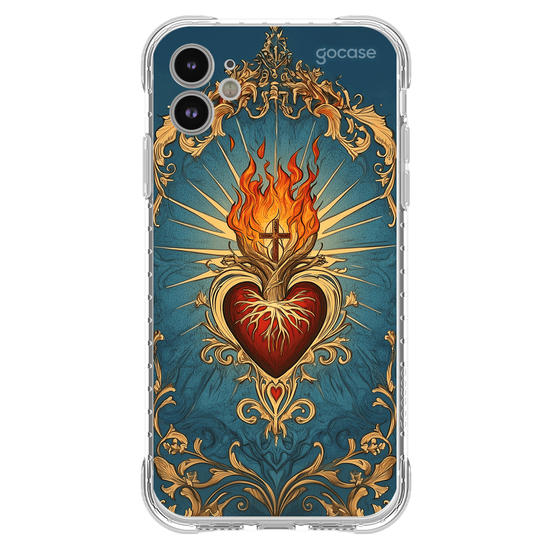 Capinha para celular  Sagrado Coração Pintura