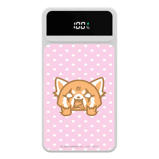Carregador Portátil Turbo 10000mah - Aggretsuko - Metal Lady