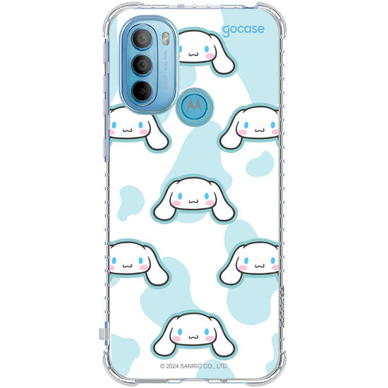Capinha para celular  Cinnamon - Manchas Azul