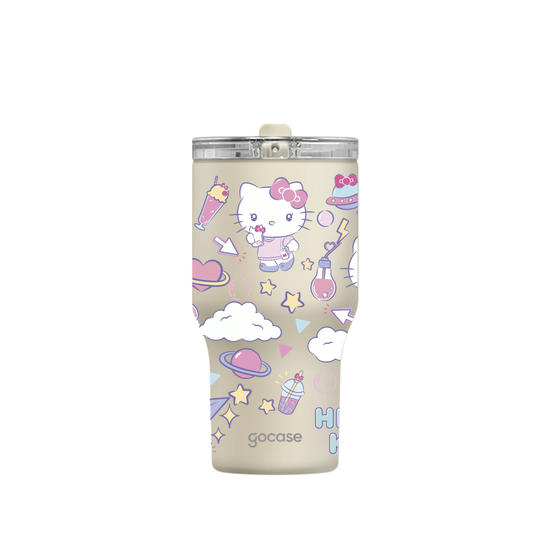 Copo Térmico Daily + Ebook -  Hello Kitty - Gen Z Core