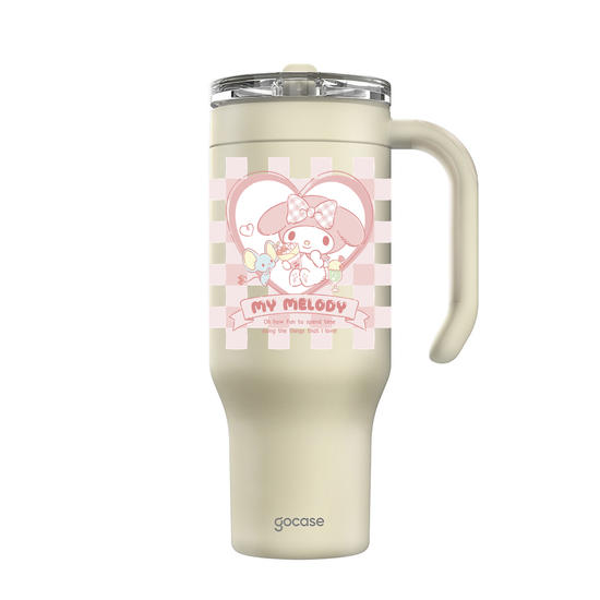 Copo Térmico Life + Ebook - My Melody 50 - Candied Friendship