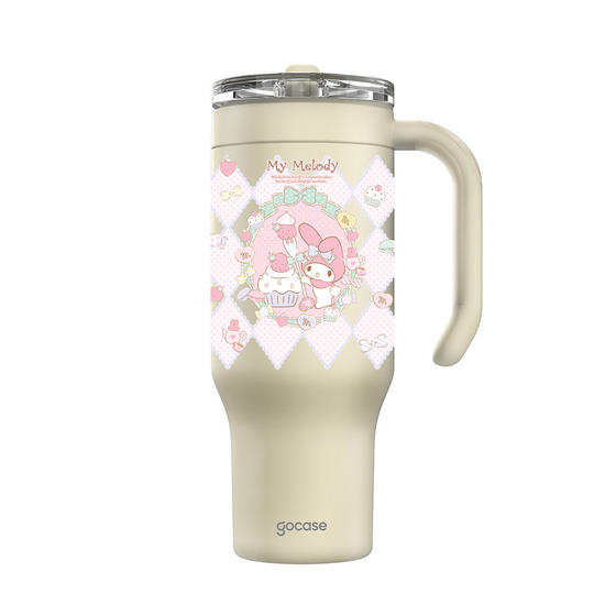 Copo Térmico Life + Ebook - My Melody 50 - Sugar Dream
