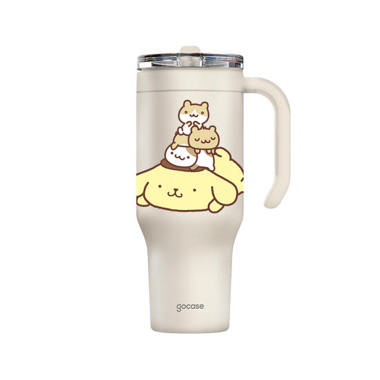 Copo Térmico Life -  Sanrio - Pompompurin - Cozy Friends