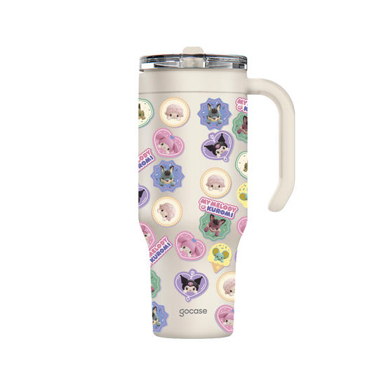 Copo Térmico Life - My Melody & Kuromi - Cute Stickers
