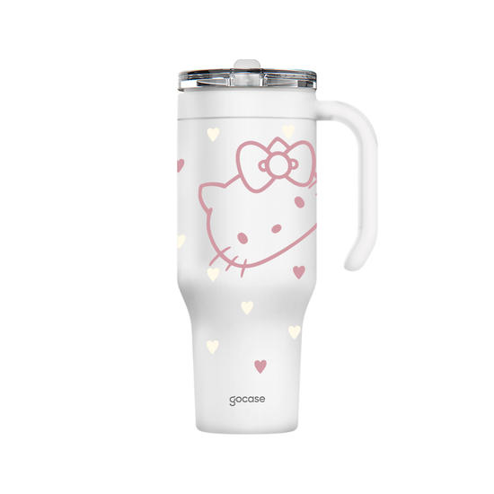 Copo Térmico Life + Ebook -  Hello Kitty - Modern Kitty