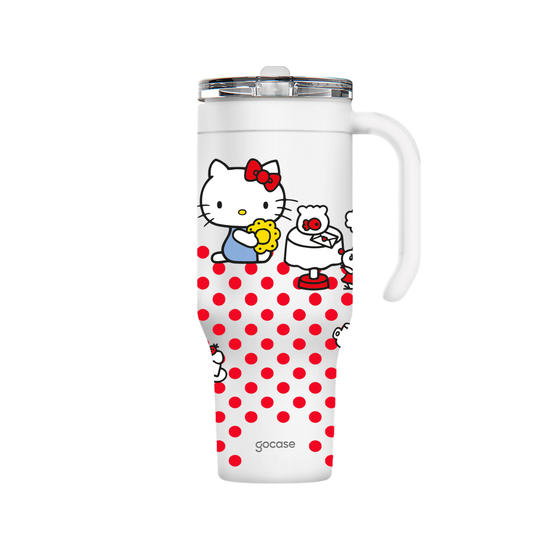 Copo Térmico Life + Ebook - Hello Kitty - Doce Mimo