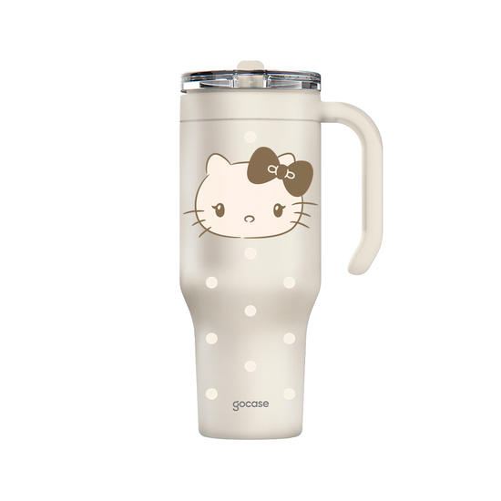 Copo Térmico Life - Hello Kitty - Brown Chic