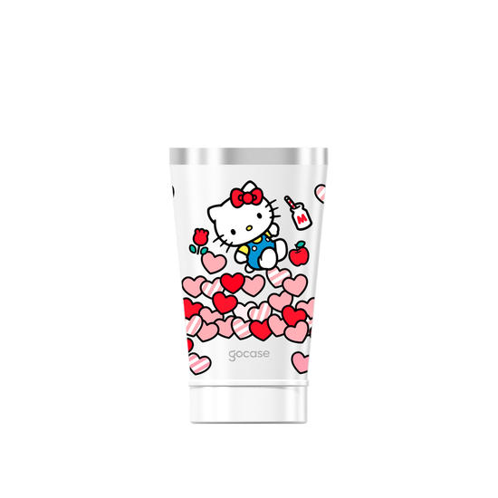 Copo Térmico - Hello Kitty - Corações Flutuantes