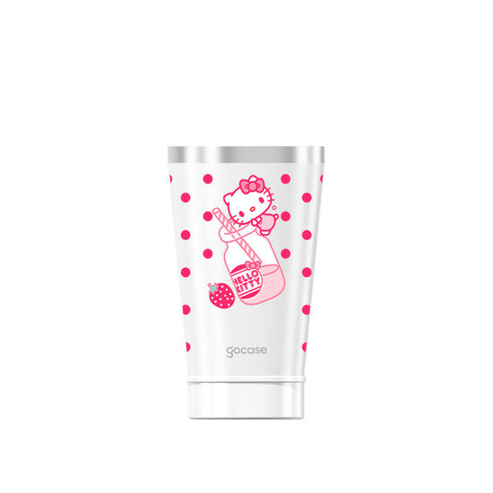 Copo Térmico + Ebook - Hello Kitty - Strawberry Milk