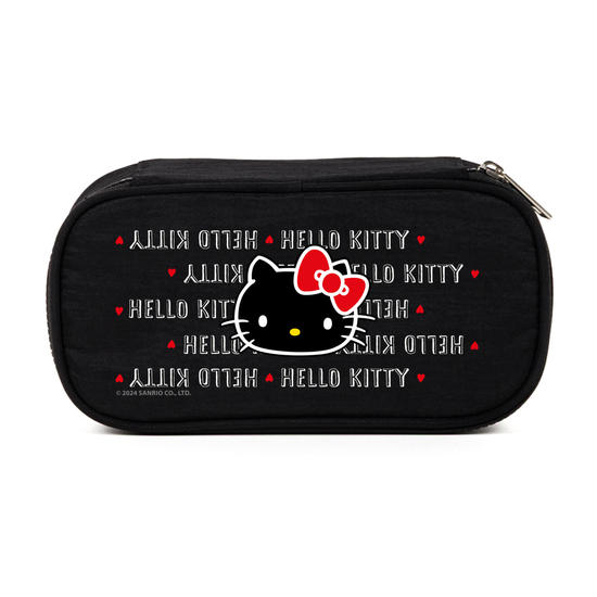 Estojo Box Fun Preto - Hello Kitty - Logomania
