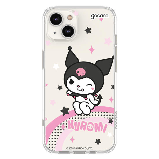 Capinha para celular Kuromi - Rainbow Y2K