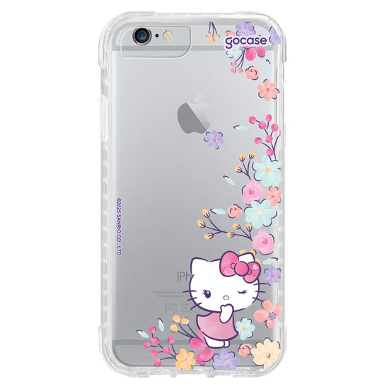 Capinha para celular  Hello Kitty - Ramos Laterais Capinha para celular  Hello Kitty - Ramos Laterais