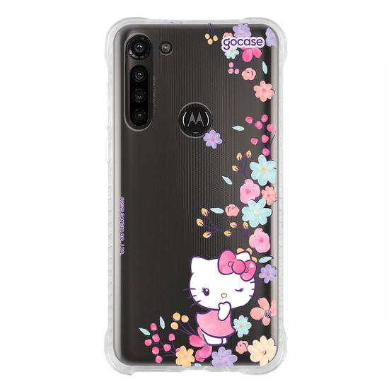 Capinha para celular  Hello Kitty - Ramos Laterais Capinha para celular  Hello Kitty - Ramos Laterais