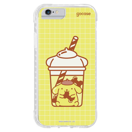 Capinha para celular  Pompompurin - Boba Tea