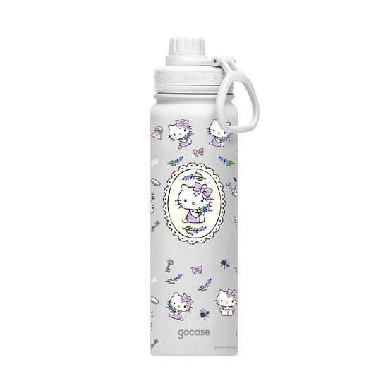 Garrafa Térmica Fresh + Ebook - Hello Kitty - Lilac Dream