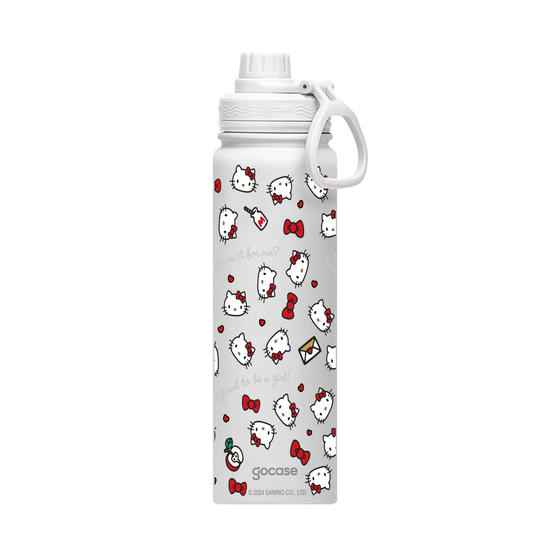 Garrafa Térmica Fresh + Ebook - Hello Kitty - Good to be a girl