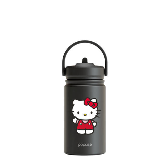 Garrafa Térmica Mini + Ebook - Hello Kitty - Cute Kitty