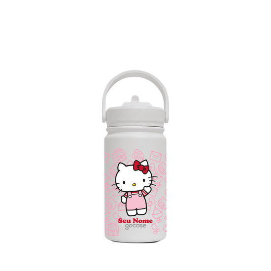 Garrafa Térmica Mini + Ebook - Hello Kitty - Fun