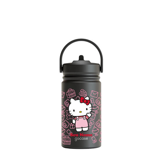 Garrafa Térmica Mini + Ebook - Hello Kitty - Fun