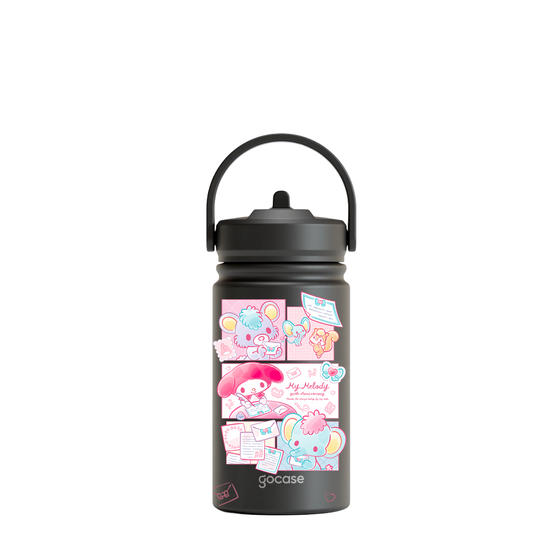 Garrafa Térmica Mini + Ebook - My Melody 50 - Letters