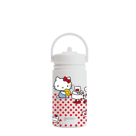Garrafa Térmica Mini + Ebook -  Hello Kitty - Doce Mimo
