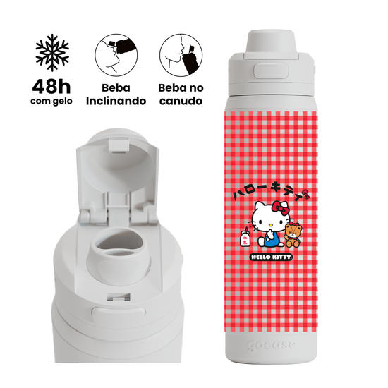 Garrafa Térmica Flip Pro - Hello Kitty - Picnic Kitty
