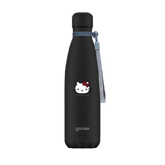 Garrafa Térmica Urban + Ebook - Hello Kitty - Minimalista com nome vertical
