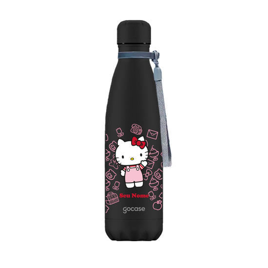 Garrafa Térmica Urban + Ebook - Hello Kitty - Fun