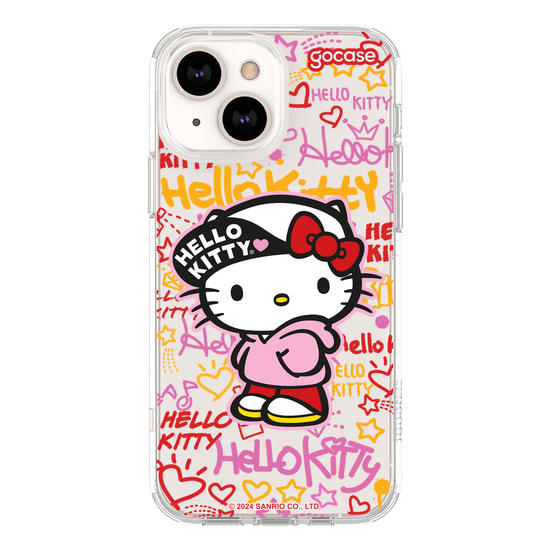 Capinha para celular Hello Kitty - Grafite