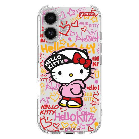 Capinha para celular  Hello Kitty - Grafite