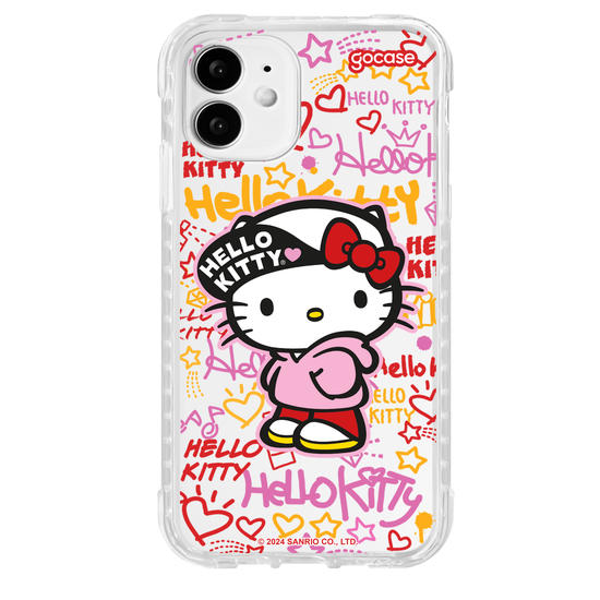 Capinha para celular  Hello Kitty - Grafite