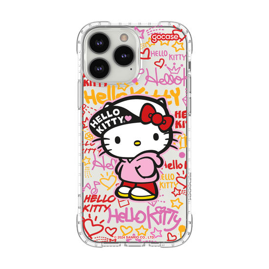 Capinha para celular  Hello Kitty - Grafite